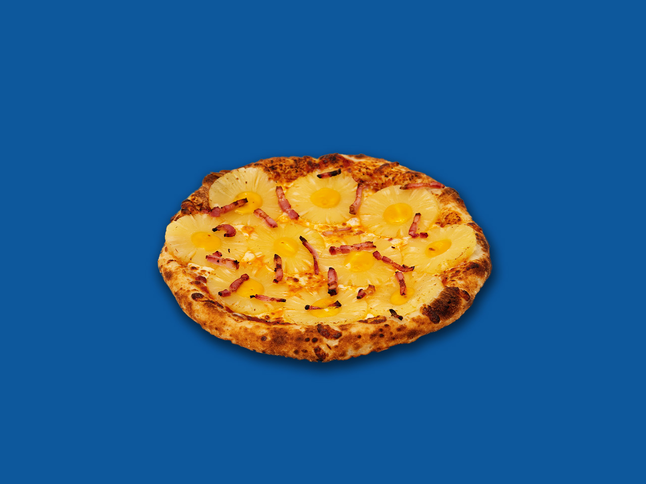 스위트 하와이안 피자 - 파인애플, 단호박 크림치즈, 베이컨